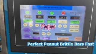 Papa Small P320 Fıstık Gevrek Çubuk Şekillendirme ve Kesme Makinesi için test videosu